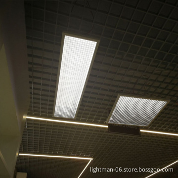 Ceiling Mounted UGR16 LED Panel Light 1200x300 - No Strobe Health Education Lamp